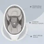 Kanz Swan Elektrikli Ana Kucağı Gri
