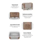 Pierre Cardin Luna Anne Yanı Park Yatak ve Oyun Parkı 60x100 cm Kahve