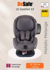 Izi Comfort X3 9-18 Kg Oto Koltuğu Metallic Melange
