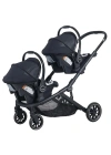 2223 Ibiza Plus Bebek Travel Sistem Ikiz Bebek Arabası Siyah