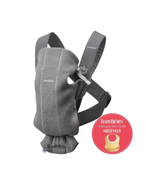 Kanguru Mini 3d Cotton Jersey / Dark Grey