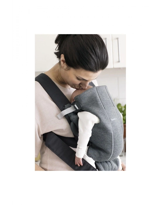 Kanguru Mini 3d Cotton Jersey / Dark Grey