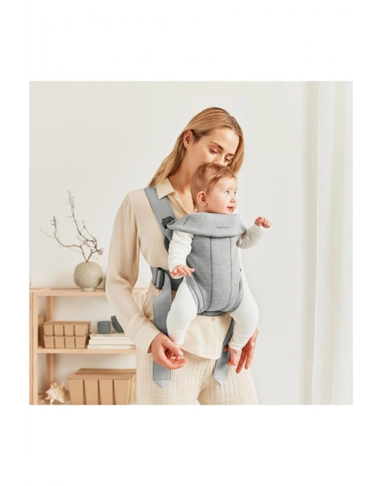 Kanguru Mini 3d Cotton Jersey / Light Grey