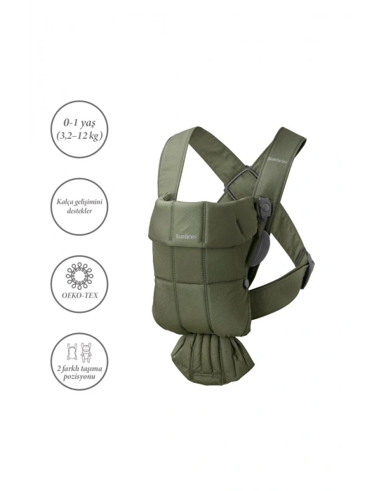 Kanguru Mini 3d Cotton / Dark Green