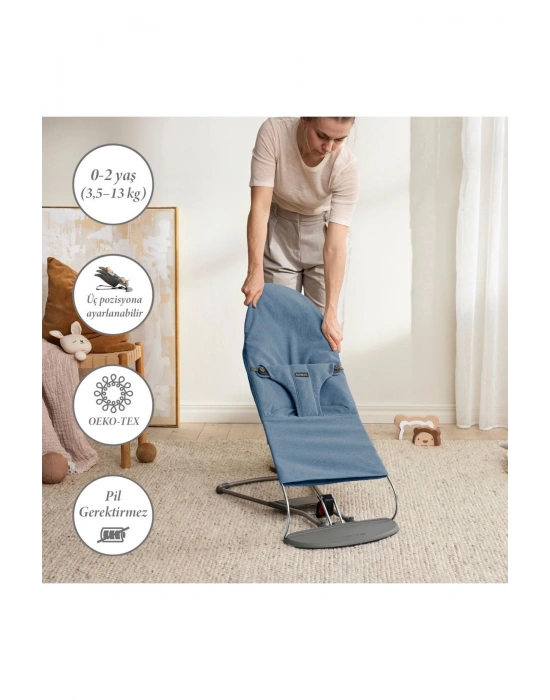 Bliss Ana Kucağı Woven Melange / Blue