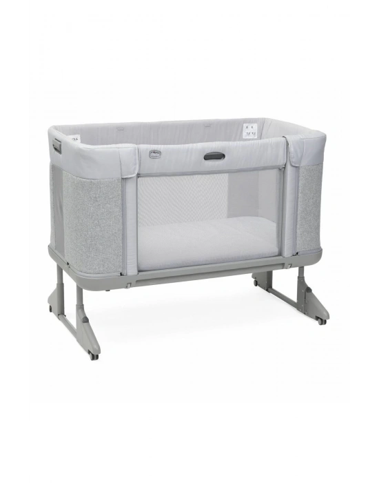 Next2me Forever Anne Yanı Beşik Ash Grey Cross Collectıon