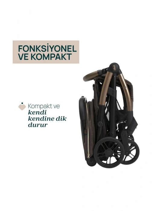 Goody Xplus Bebek Arabası Bronze Lızard Re_lux