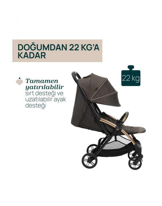 Goody Xplus Bebek Arabası Bronze Lızard Re_lux