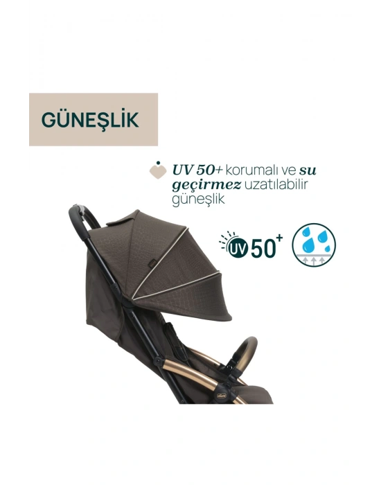 Goody Xplus Bebek Arabası Bronze Lızard Re_lux