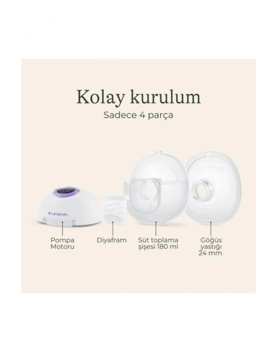 Giyilebilir Çiftli Göğüs Pompası