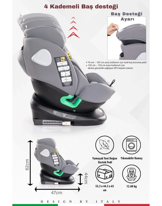 Tronfix I Size Oto Koltuğu Q9004