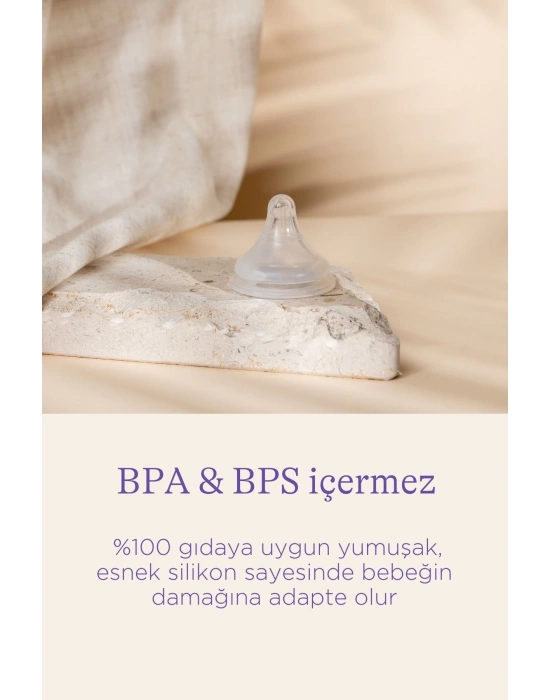 2 X 160 ml Biberon ve NaturalWave® Biberon Emziği (1 Ay+)