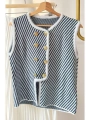 ÇİZGİLİ MUADİL TRİKO YELEK