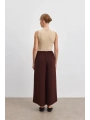 Etek Pantolon - Kahverengi