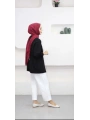 Fermuarlı Viral Sweat - Siyah
