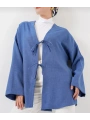 Keten Kimono - Mavi