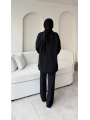 Kol Düğme Detaylı Takım - Siyah