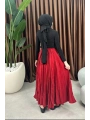 Kraş Yazlık Etek -Kırmızı
