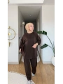 Liva İkili Takım - Kahverengi