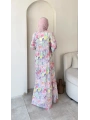 Öyküm Çiçekli Elbise - Lila