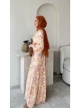 Öyküm Çiçekli Elbise - Sarı