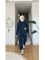 Paraşüt Detaylı Pantolonlu Spor Takım - Lacivert