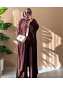 Rahat 3lü Penye Takım - Kahverengi
