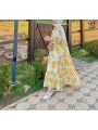 Rana Çiçekli Elbise - Sarı 2