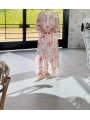 Rana Çiçekli Elbise - Pembe 2
