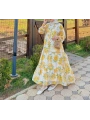Rana Çiçekli Elbise - Sarı 2
