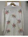 TÜL ÇİÇEKLİ TRİKO TUNİK