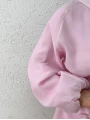 Vual Kumaş Çiçekli Kap - Pembe