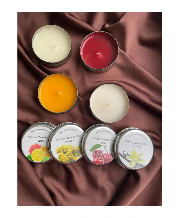 4lLÜ METAL KUTULU KOKULU MUM SETİ