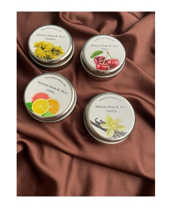 4lLÜ METAL KUTULU KOKULU MUM SETİ