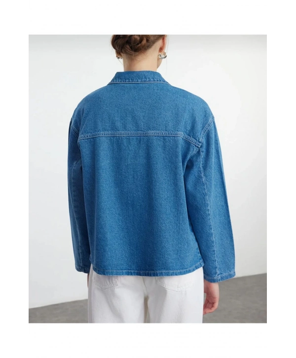 BAĞCIKLI VİRAL KOT CEKET