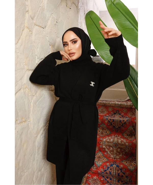 BROŞLU TRİKO İKİLİ TAKIM