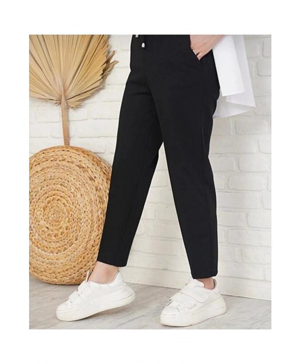 DOUBLE KUMAŞ HAVUÇ PANTOLON