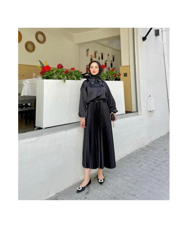 İNCE SIK PİLİSELİ ETEK