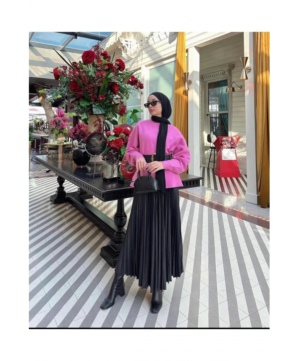 İNCE SIK PİLİSELİ ETEK