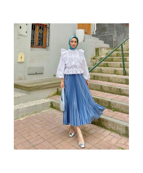 İNCE SIK PİLİSELİ ETEK