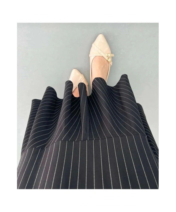 Kadın Kemerli Jile Elbise