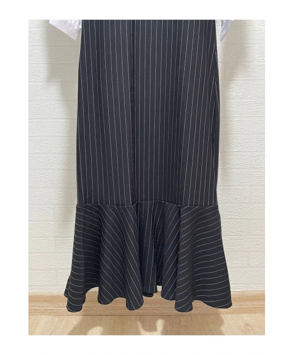 Kadın Kemerli Jile Elbise