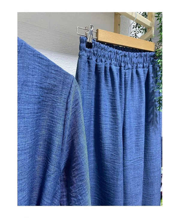 Kimonolu Keten Takım