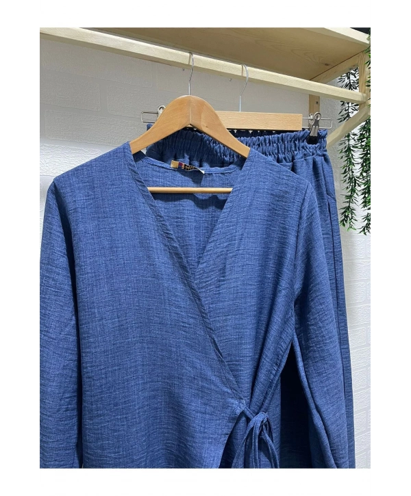 Kimonolu Keten Takım