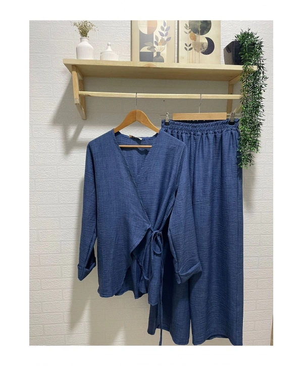 Kimonolu Keten Takım