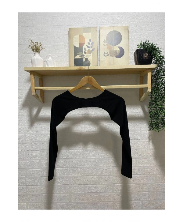 BOYUNDAN GEÇİRMELİ SIFIR YAKA KOLLUK