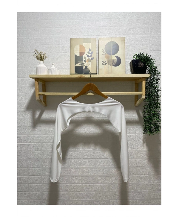 BOYUNDAN GEÇİRMELİ SIFIR YAKA KOLLUK