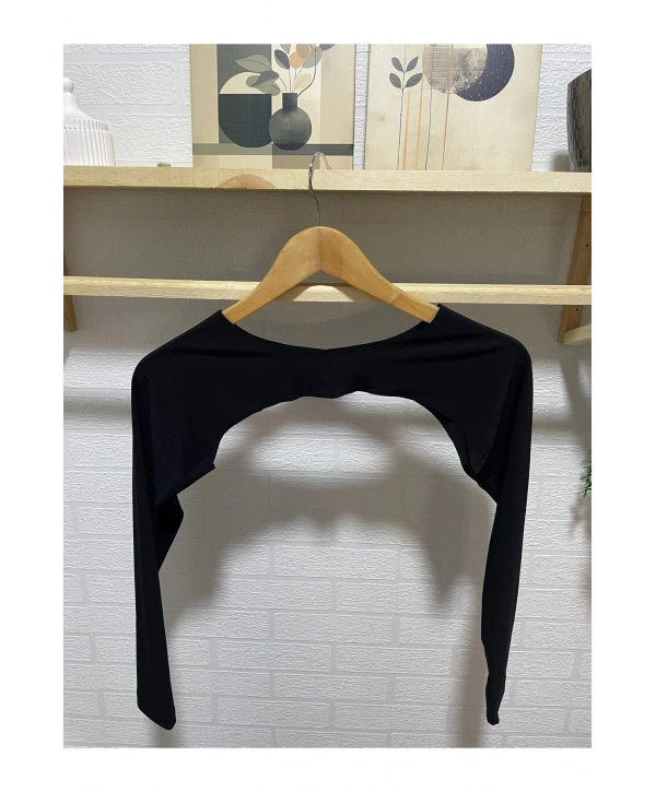 BOYUNDAN GEÇİRMELİ SIFIR YAKA KOLLUK