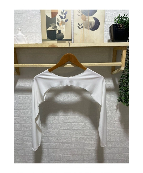 BOYUNDAN GEÇİRMELİ SIFIR YAKA KOLLUK