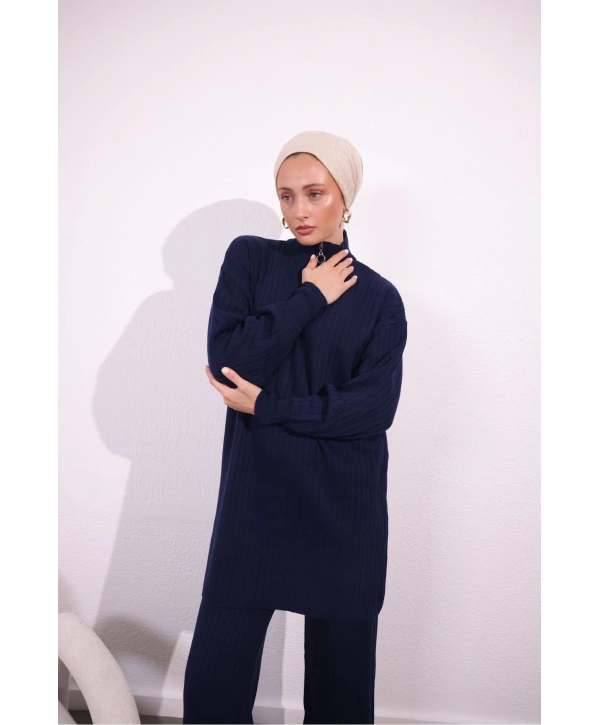 FERMUAR DETAYLI VİRAL TRİKO TAKIM